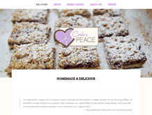 Tablet Screenshot of cookiepeace.com